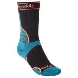 Calcetines de mujer Bridgedale Trail Run MW T2 MS 3/4 Crew Women's negro/azul black/845