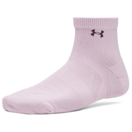 Calcetines de mujer Under Armour UA Women's Vanish 3pk Qtr rosa Mauve Pink / Titanium / Purple Echo
