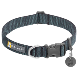 Collar para perro Ruffwear Hi & Light™ Collar negro Basalt Gray