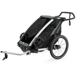 Remolque para bicicleta Thule Chariot Lite1 verde Agave