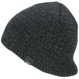 Gorro impermeable SealSkinz WP Cold Weather Reflective negro Black