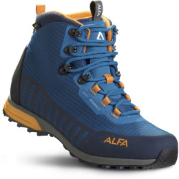 Calzado de hombre Alfa Kvist advance GTX M azul Seaport/Orange