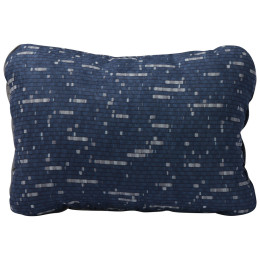 Almohada Therm-a-Rest Compressible Pillow, Large azul/gris warp speed