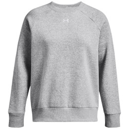Sudadera de mujer Under Armour Rival Fleece Crew gris Mod Gray Light Heather / / White