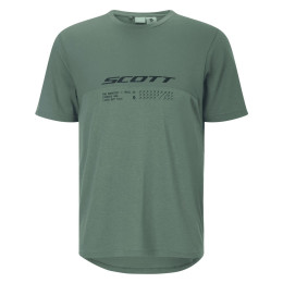 Camiseta de ciclismo para hombre Scott Tee M's Vertic DRI SS verde oscuro tranquil green