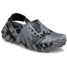 Pantuflas Crocs Echo Duck Camo Clog gris/negro Charcoal/Black
