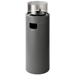 Chimenea de gas Enders Nova LED L gris Gray/Black