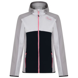 Chaqueta de mujer Dare 2b Demure Softshell blanco/negro Slvflsh/Whte