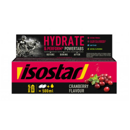 Pastillas energéticas Isostar Hydrate&Perform powertabs