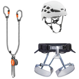Juego de vía ferrata Petzl Kit Via Ferrata Vertigo