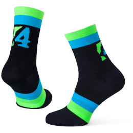 Calcetines Warg Happy Merino 4Camping negro Black