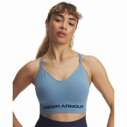 Sujetador deportivo Under Armour Vanish Seamless Low Bra azul/gris Blue