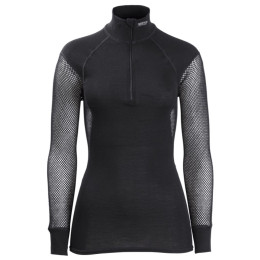 Cuello alto de mujer Brynje of Norway Lady Wool Thermo Zip-polo negro