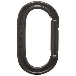 Mosquetón Black Diamond Oval Keylock negro Black