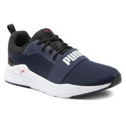 Zapatillas de carrera para hombre Puma Wired Run negro/blanco