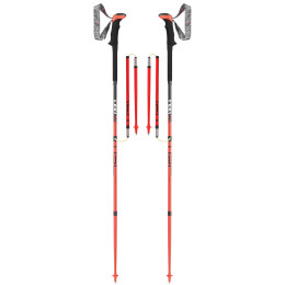 Bastones de senderismo expuestos Leki Micro Stick Carbon negro Blackwhite