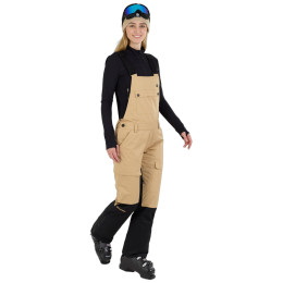 Pantalones de esquí para mujer Fundango Sakura ECO Bib Pants amarillo gold