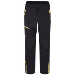 Pantalones softshell de hombre Hannah Claim II negro/amarillo anthracite (yellow)