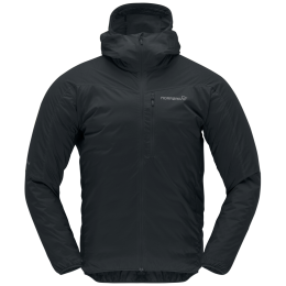 Chaqueta de hombre Norrona falketind aero60 Zip Hood negro Caviar Black