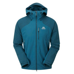 Chaqueta de hombre Mountain Equipment Frontier Hooded azul claro InkBlue/LegionBlue