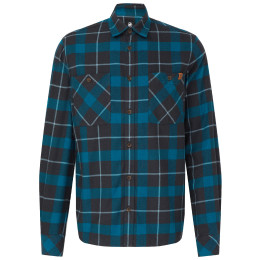 Camisa de hombre Mammut Alvra Longsleeve Shirt Men azul gabbro-deep teal