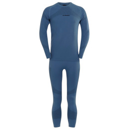 Ropa interior térmica para hombre Fundango Seamless Baselayer Set azul oscuro patriot blue