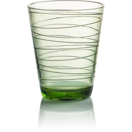 Vaso Brunner Onda glass 30 cl verde