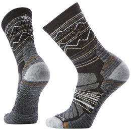 Calcetines Smartwool Hike Light Cushion Mountain Range Crew negro/gris CHARCOAL/LIGHT GRAY