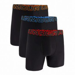 Calzoncillos bóxer para hombre Under Armour Perf Tech 6in negro/rojo