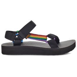Sandalias de mujer Teva Midform Universal Pride negro