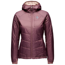 Chaqueta de mujer Black Diamond W Solution Hoody burdeos Fig