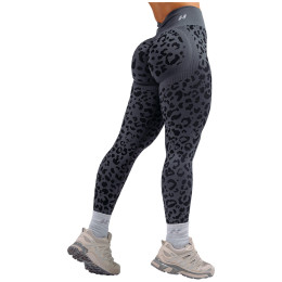 Mallas de mujer Nebbia Push-Up Compression Leopard Leggings Primal negro BLACK LEOPARD