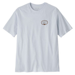 Camiseta de hombre Patagonia M's Clean Climb Roots Responsibili-Tee blanco White
