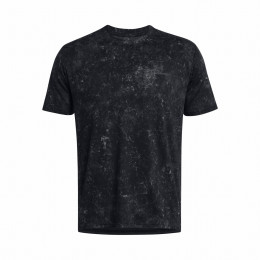 Camiseta funcional de hombre Under Armour Rush Energy Print SS negro Black/Black