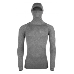 Camiseta funcional de hombre Kilpi Ninja dl.rukáv gris Dgy