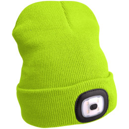 Gorro con lámpara frontal Extol Light amarillo Yellow