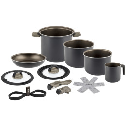 Juego de ollas Brunner Torralta Ø 22 cm gris/negro