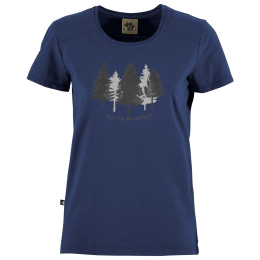 Camiseta de mujer E9 5Trees azul Vintageblue-769