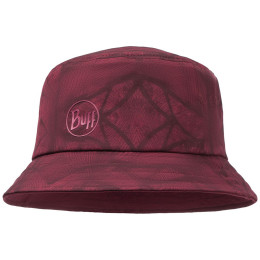 Sombrero de turista Buff Trek Bucket Hat rojo CalyxDarkRed