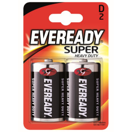Batería(s) Energizer Eveready super monočlánek D negro