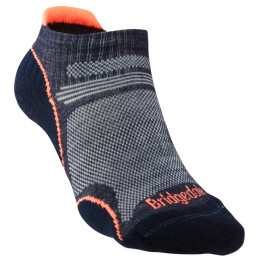 Calcetines de mujer Bridgedale Hike UL T2 MP Low Women's gris/naranja Navy/Candy/