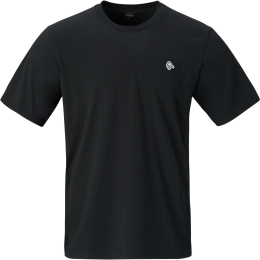 Camiseta de hombre Norrona /29 cotton viking patch T-shirt negro Caviar Black