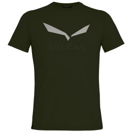 Camiseta de hombre Salewa Solidlogo Dri-Rel M S/S Tee