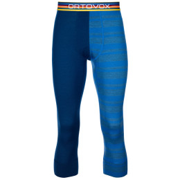 Calzoncillos de tres cuartos para hombre Ortovox 185 Rock'N'Wool Short Pants azul JustBlue