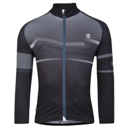 Maillot de ciclismo de hombre Dare 2b AEP Revolving L/S negro BlkWavePrint (YCD)