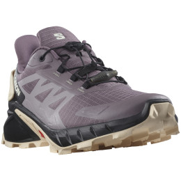 Zapatillas de carrera para mujer Salomon Supercross 4 violeta/negro Moonscape / Black / Tender Peach