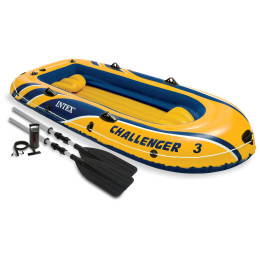 Lancha neumática expuesta Intex Challenger 3 Set 68370NP - Vys