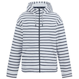 Sudadera de mujer Regatta Bayletta Hoody blanco/azul Wht/NvyStrpe