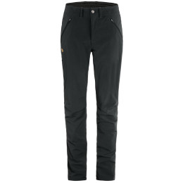 Pantalones de mujer Fjällräven Abisko Trail Stretch Trousers W negro Black