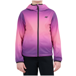 Chaqueta softshell para niños 4F Softshell Jacket F603 Multicolour 3 Allover rosa Multicolour 3 Allover